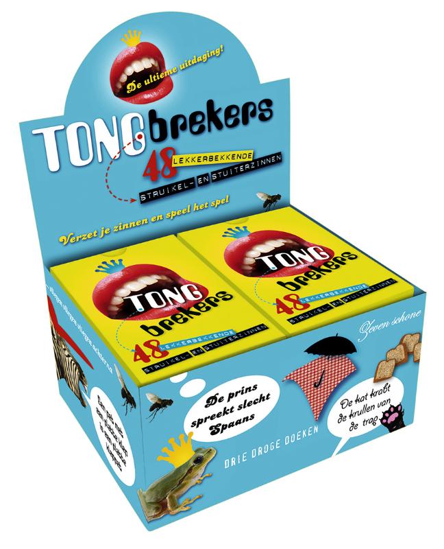 Omslag van Tongbrekers DISPLAY 6 kaartensets