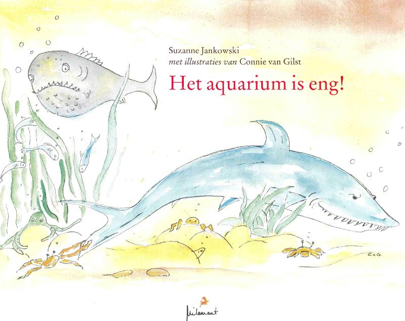 Omslag van Het aquarium is eng!