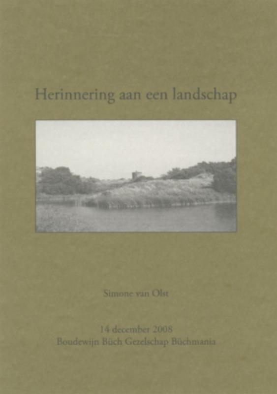 Omslag van Herinnering aan een landschap