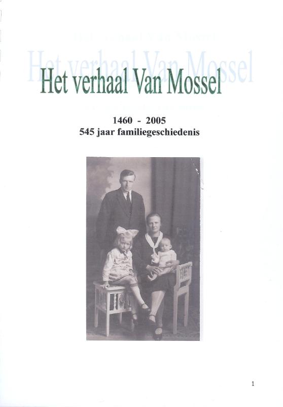 Omslag van Het verhaal Van Mossel