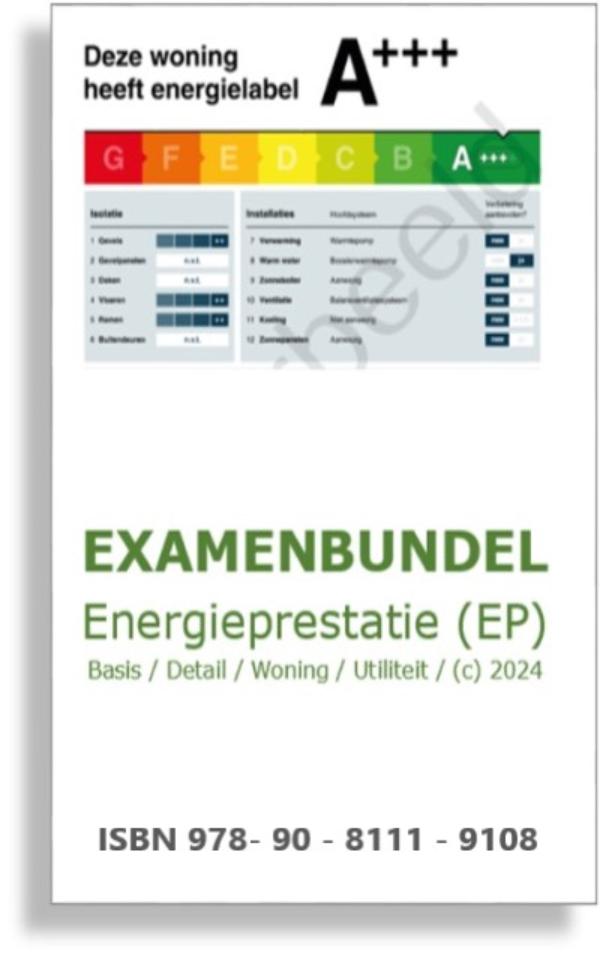 Omslag van Examenbundel Energieprestatie Adviseur EPA