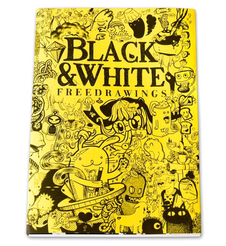 Omslag van Black & White Freedrawings