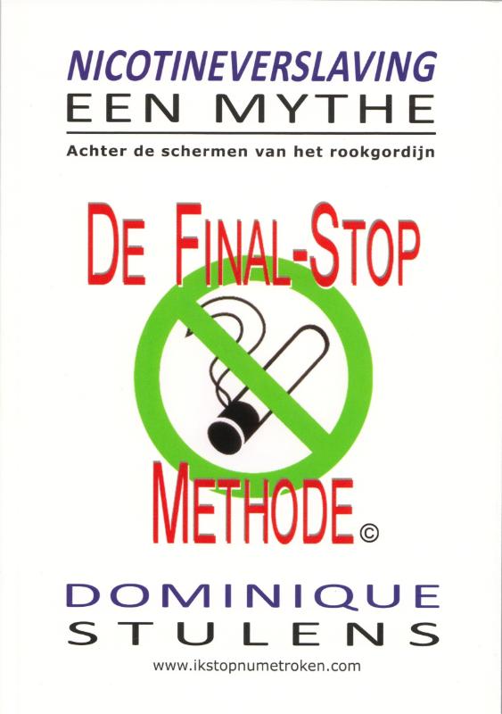 Omslag van Nicotineverslaving is een mythe de final-stop methode