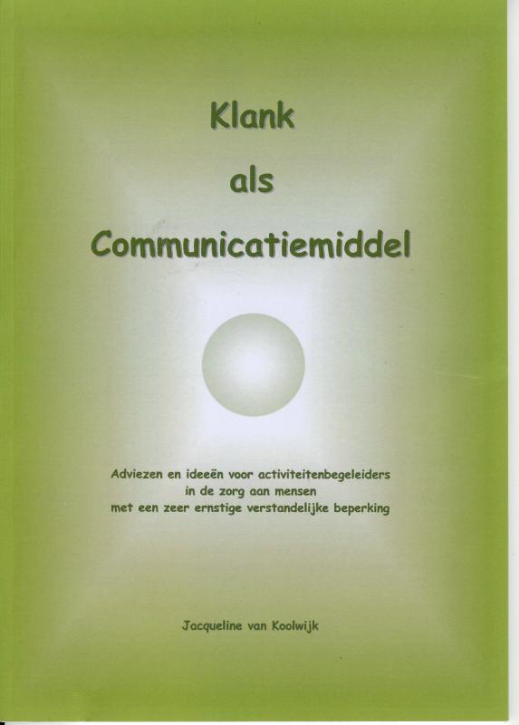Omslag van Klank als communicatiemiddel