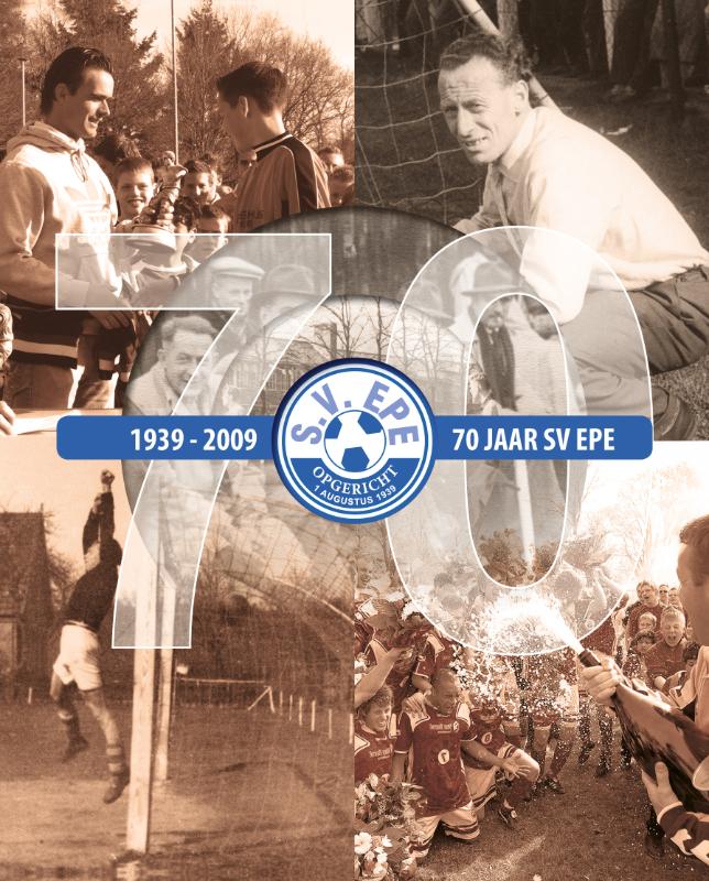 Omslag van Jubileumboek 70 jaar sv Epe