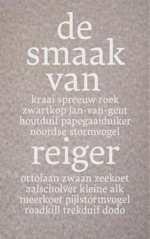 Omslag van De smaak van reiger
