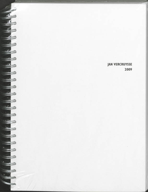 Omslag van Jan Vercruysse. Works 1977-2009