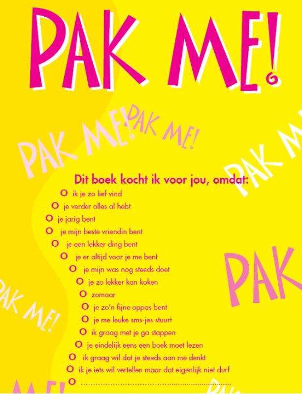 Omslag van Pak Me!