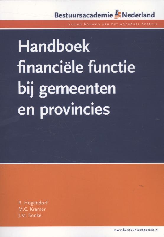 Omslag van Handboek financiele functie bij gemeenten en provincies