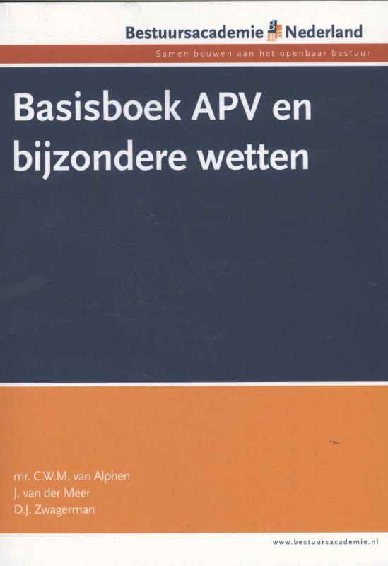 Omslag van Basisboek APV en bijzondere wetten