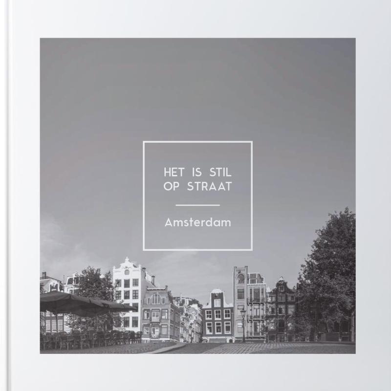 Omslag van Het is stil op straat - Amsterdam