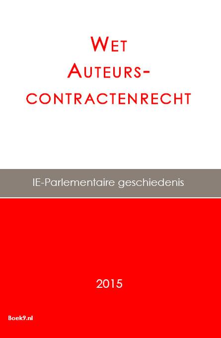 Omslag van Wet Auteurscontractenrecht