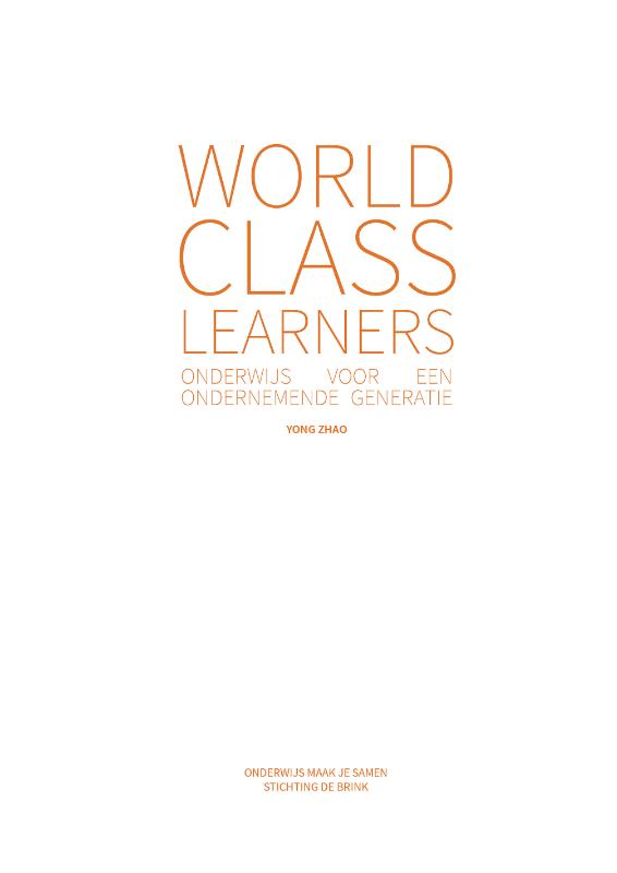 Omslag van World Class Learners