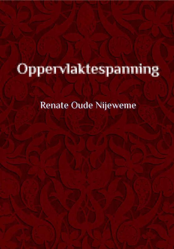 Omslag van Oppervlaktespanning