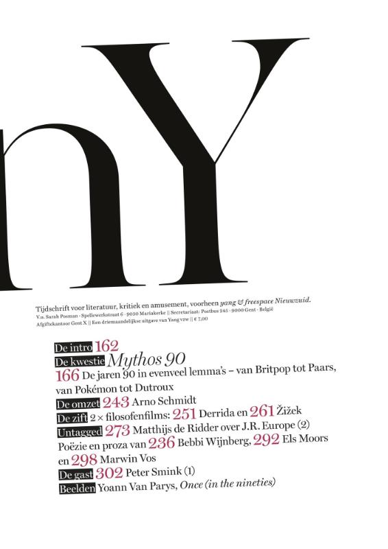 Omslag van nY#10 Mythos 90