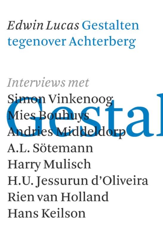 Omslag van Gestalten tegenover Achterberg
