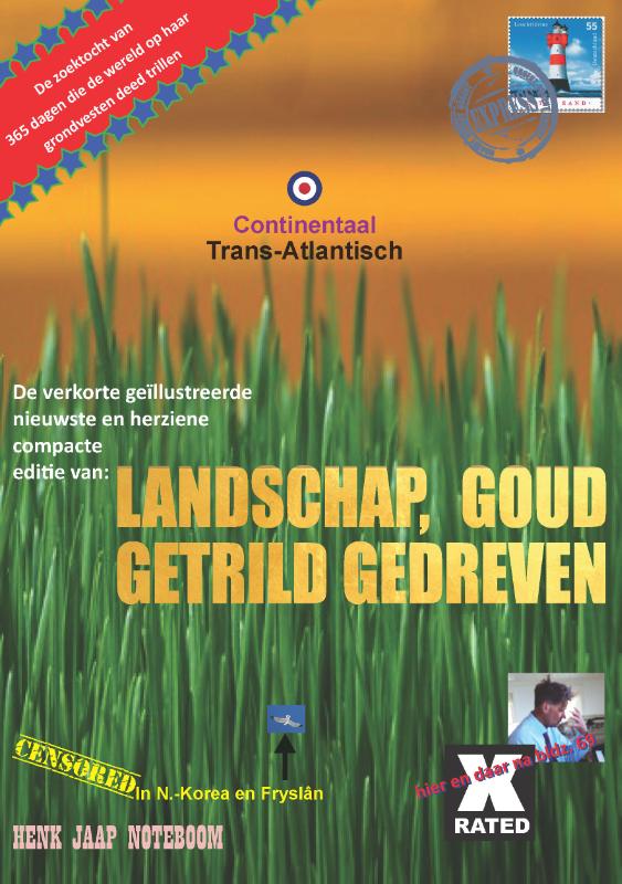 Omslag van Landschap, goud getrild gedreven