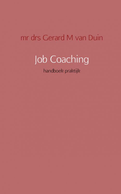 Omslag van Jobcoach