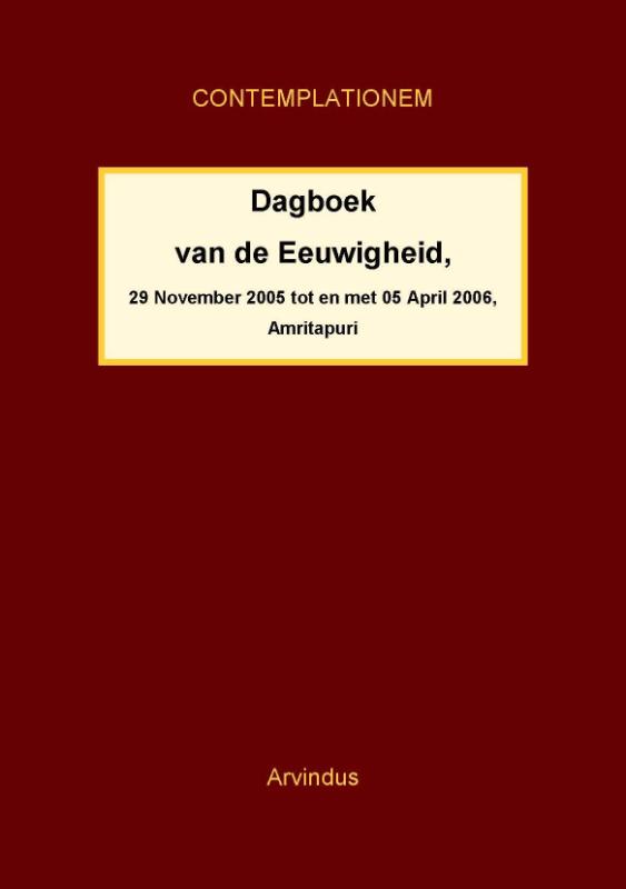 Omslag van Dagboek van de Eeuwigheid