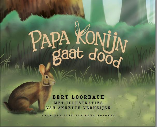 Omslag van Papa Konijn gaat dood