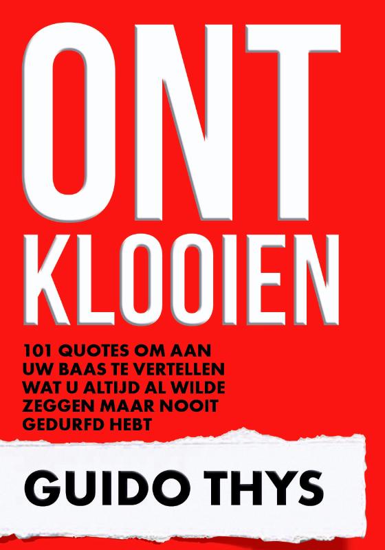 Omslag van Ontklooien