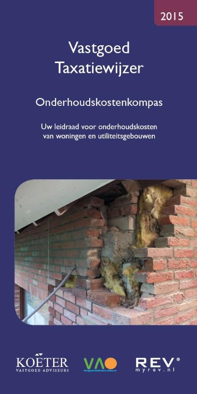 Omslag van 2015 Onderhoudskostenkompas