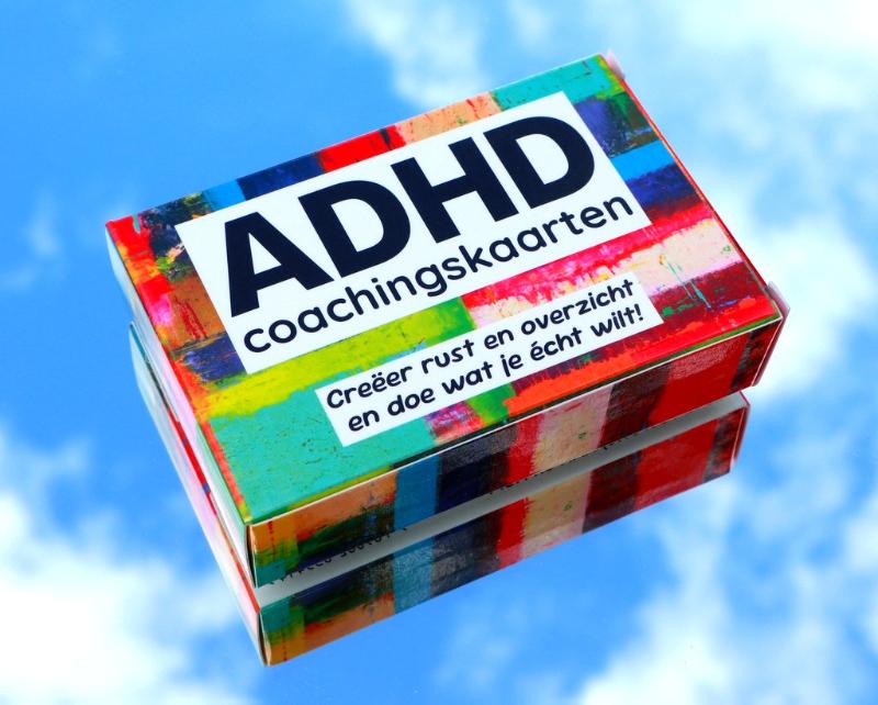 Omslag van ADHD-coachingskaarten