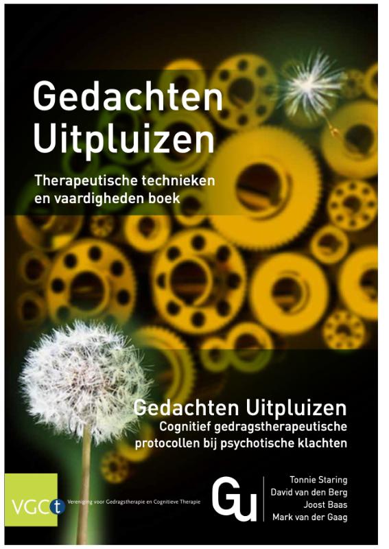 Omslag van Gedachten uitpluizen, therapeutische technieken en vaardigheden boek