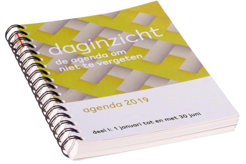 Omslag van Daginzicht agenda 2019 Deel I