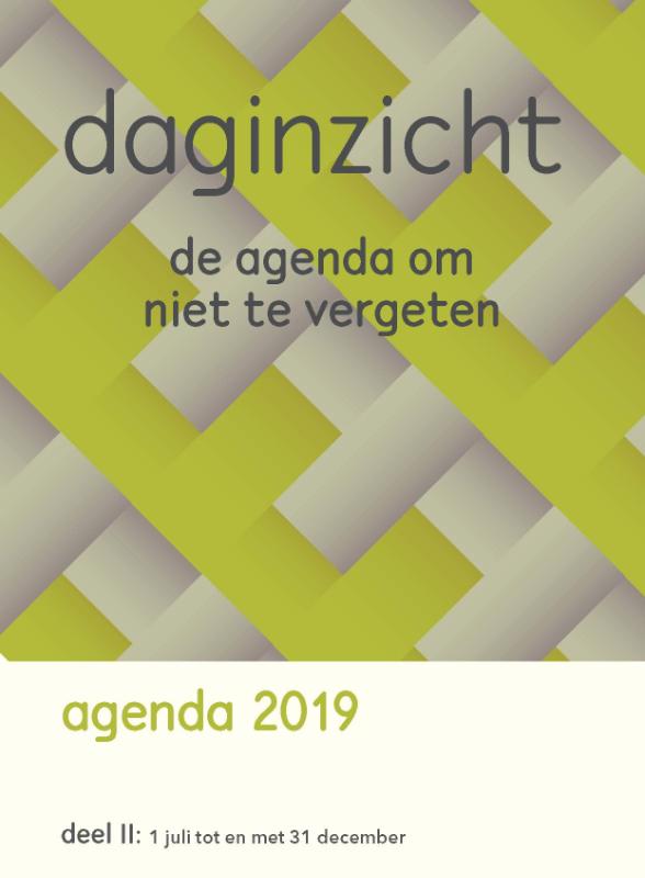 Omslag van Daginzicht agenda 2019 Deel II