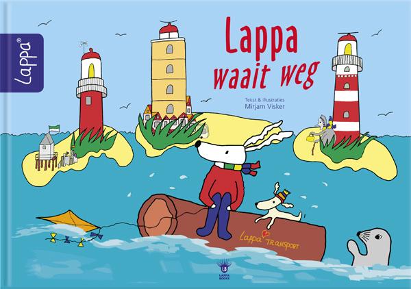 Omslag van Lappa waait weg