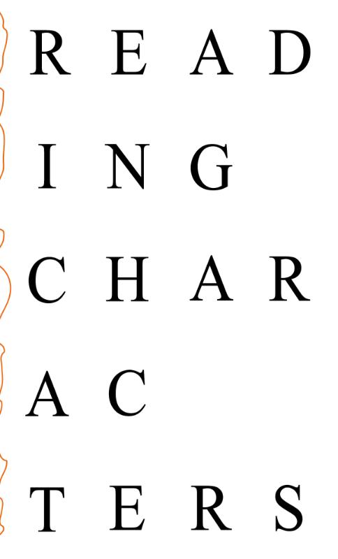 Omslag van Reading Characters