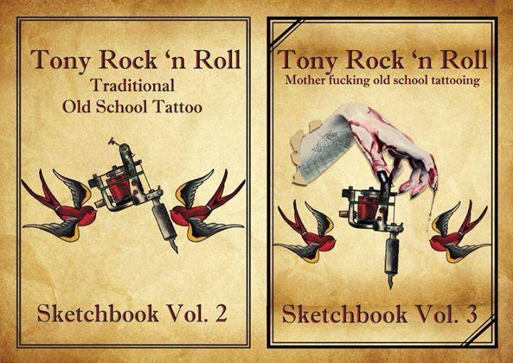 Omslag van Tony Rock 'n Roll Sketchbook vol. 2 & vol. 3