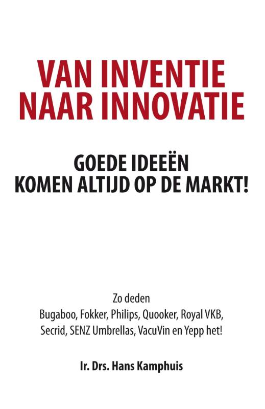 Omslag van Van inventie naar innovatie