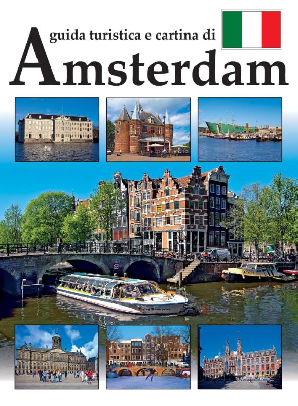 Omslag van Guida turistica e cartina di Amsterdam