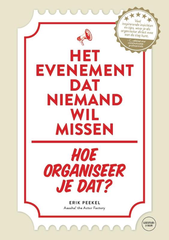 Omslag van Het evenement dat niemand wil missen
