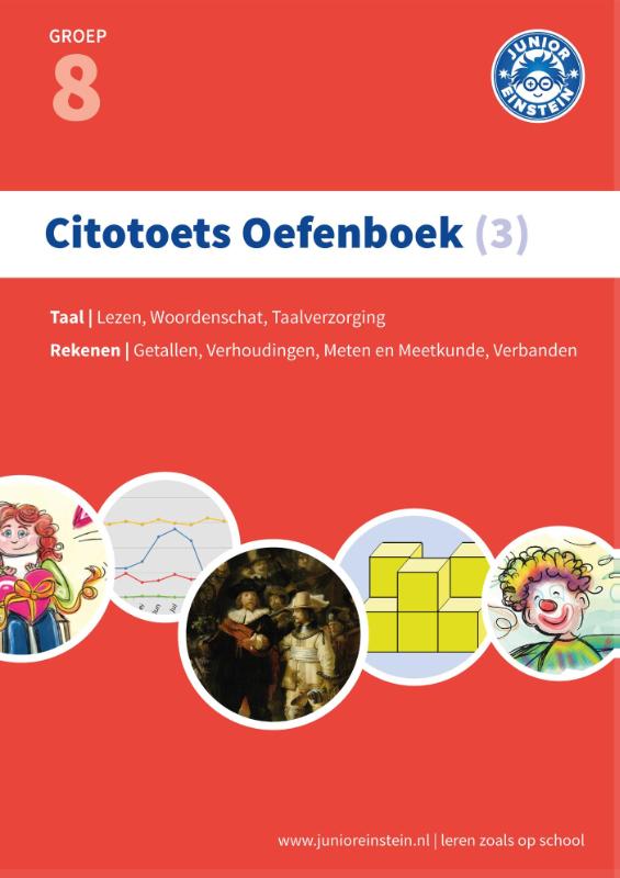 Omslag van 3; Gemengde opgaven; Groep 8