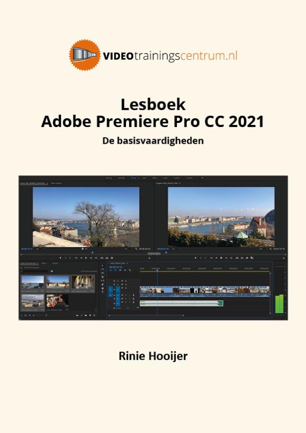 Omslag van Lesboek Adobe Premiere Pro CC 2021