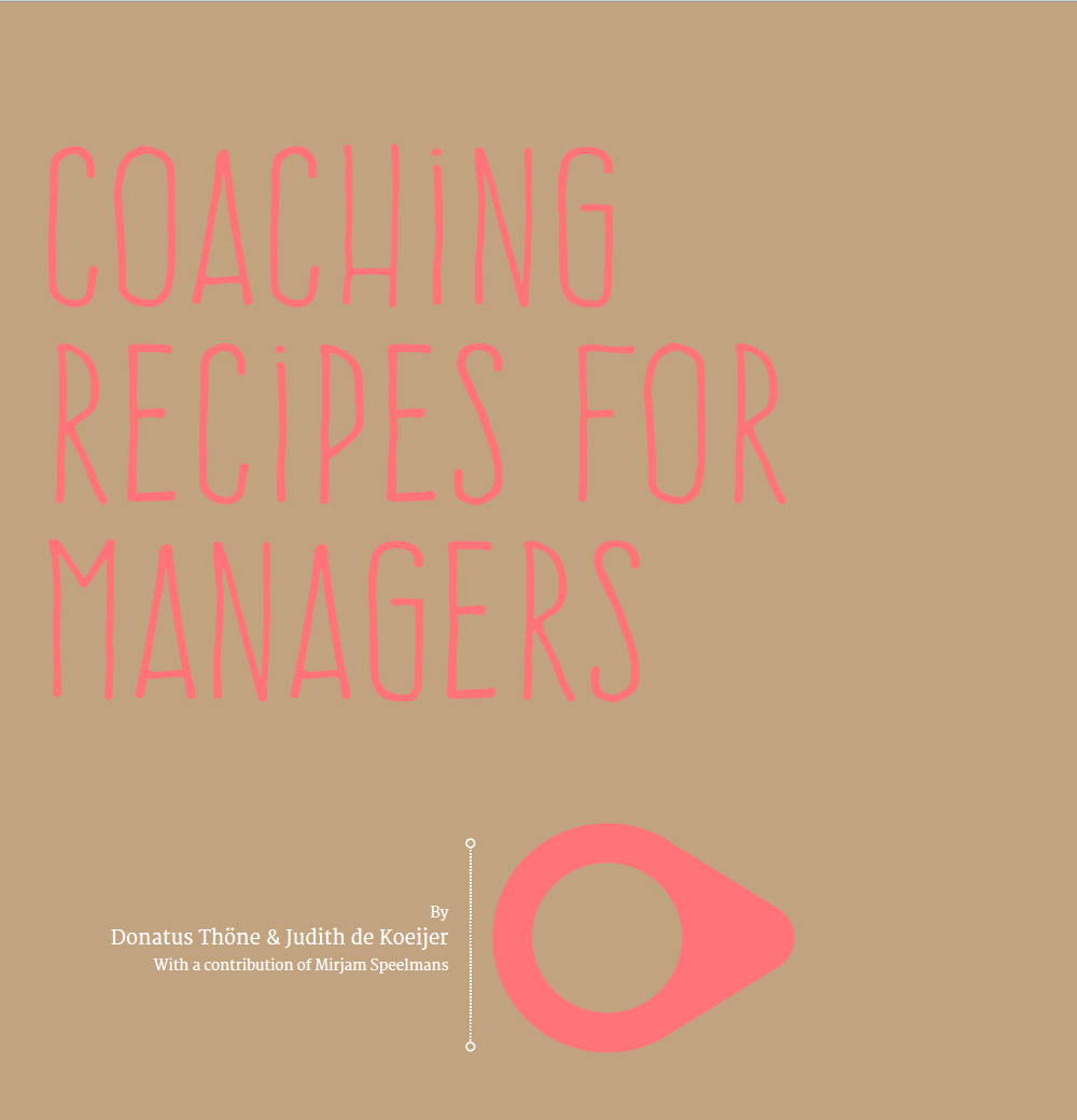 Omslag van Coaching recipes for managers