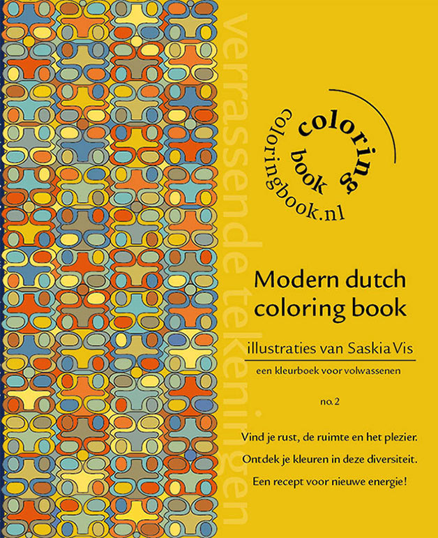 Omslag van Modern dutch coloring book