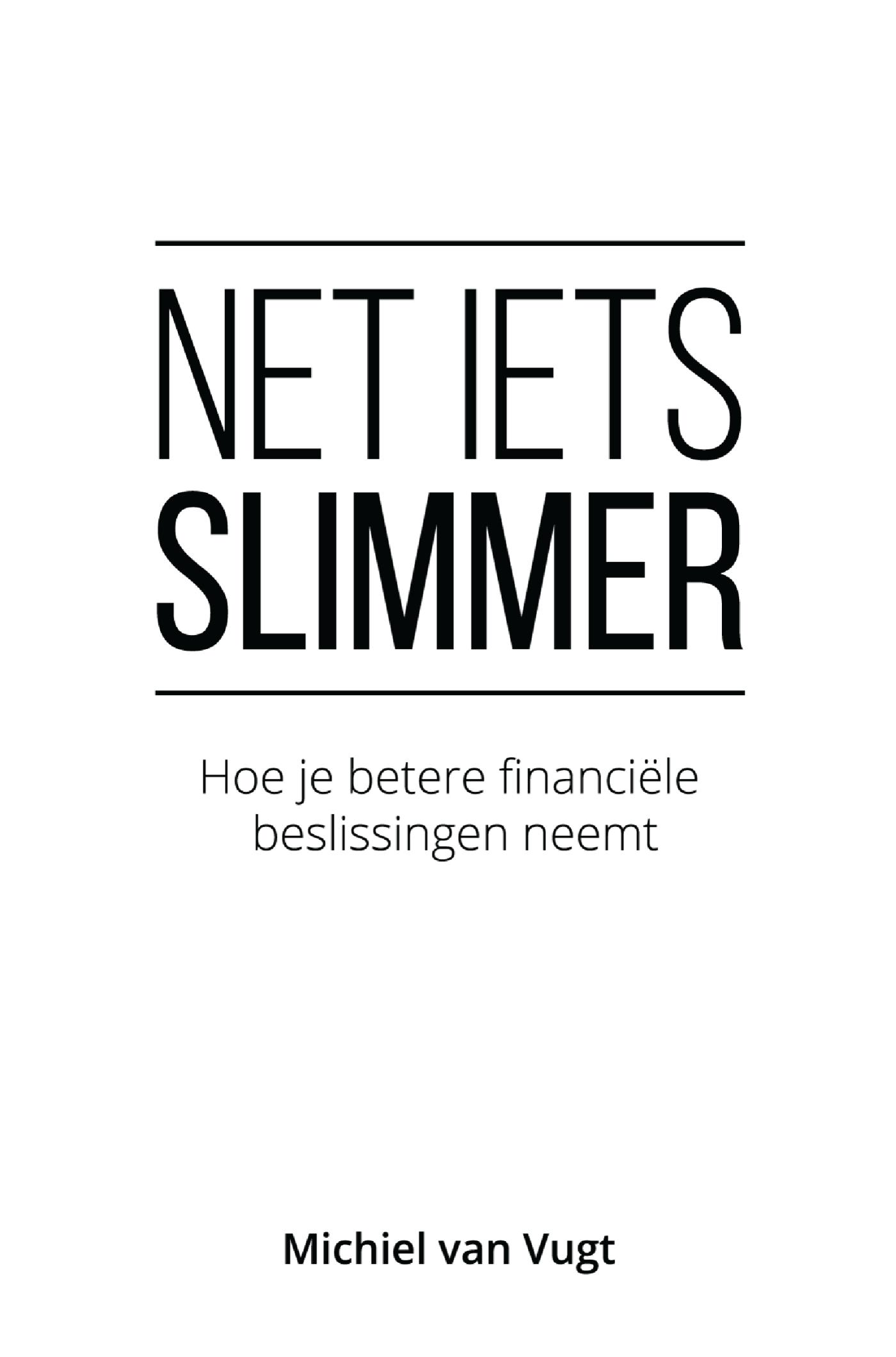 Omslag van Net iets slimmer