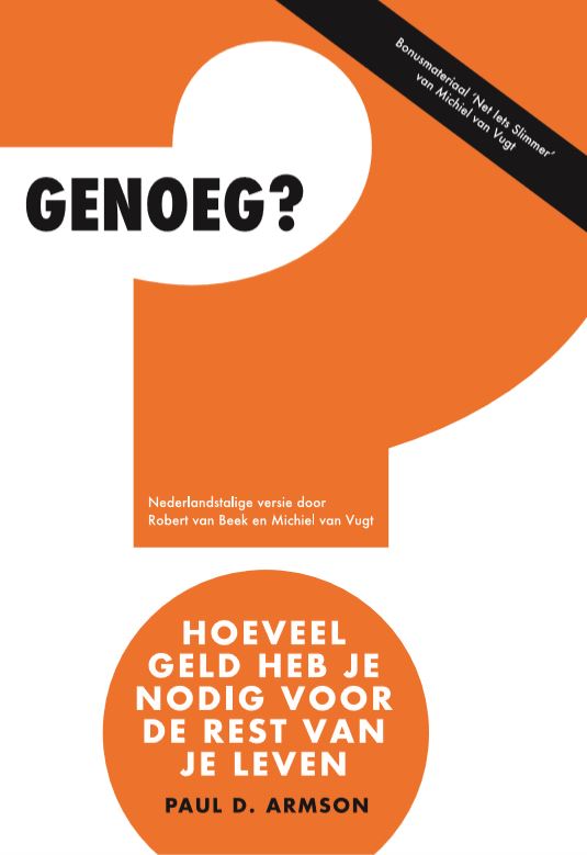 Omslag van Genoeg?