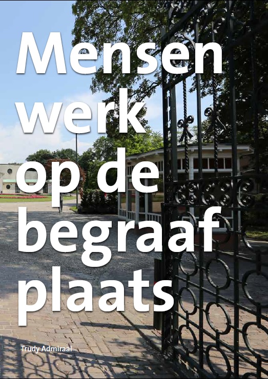 Omslag van Mensenwerk op de begraafplaats