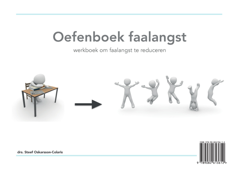 Omslag van Oefenboek faalangst