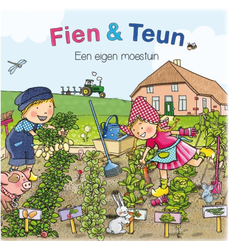 Omslag van Fien & Teun een eigen moestuin