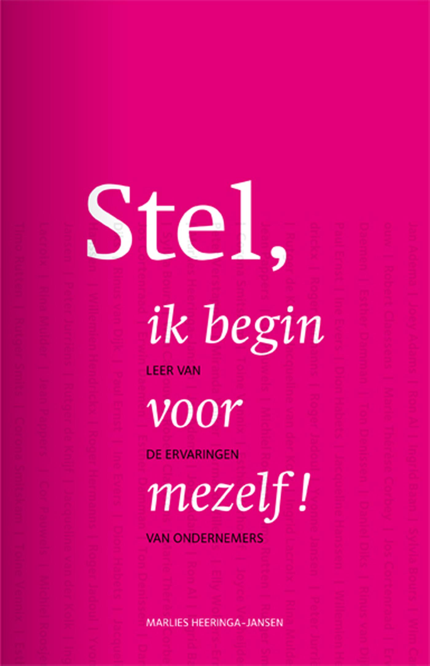 Omslag van Stel, ik begin voor mezelf!