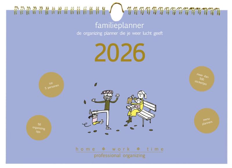 Omslag van Homeworktime familieplanner 2026