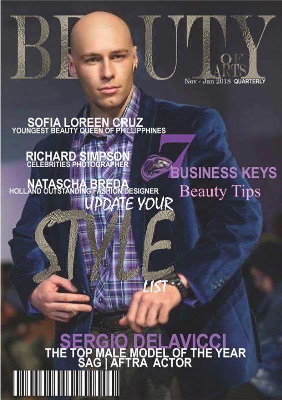 Omslag van Beauty of Arts magazine