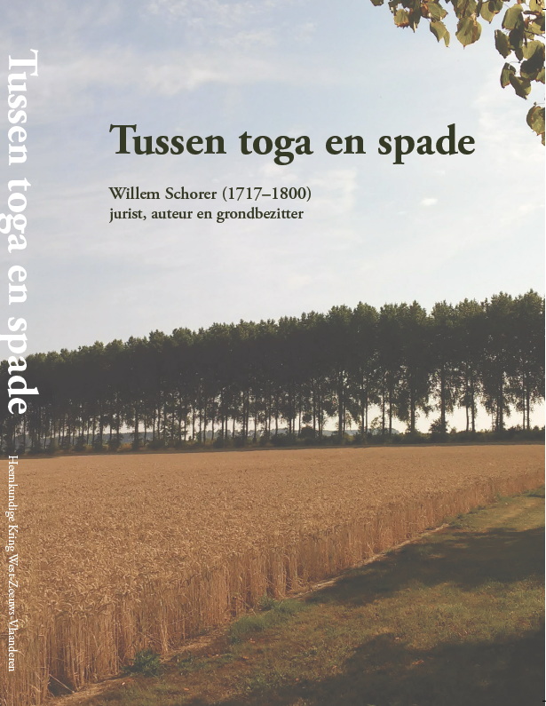 Omslag van Tussen Toga en Spade - Willem Schorer (1717-1800)