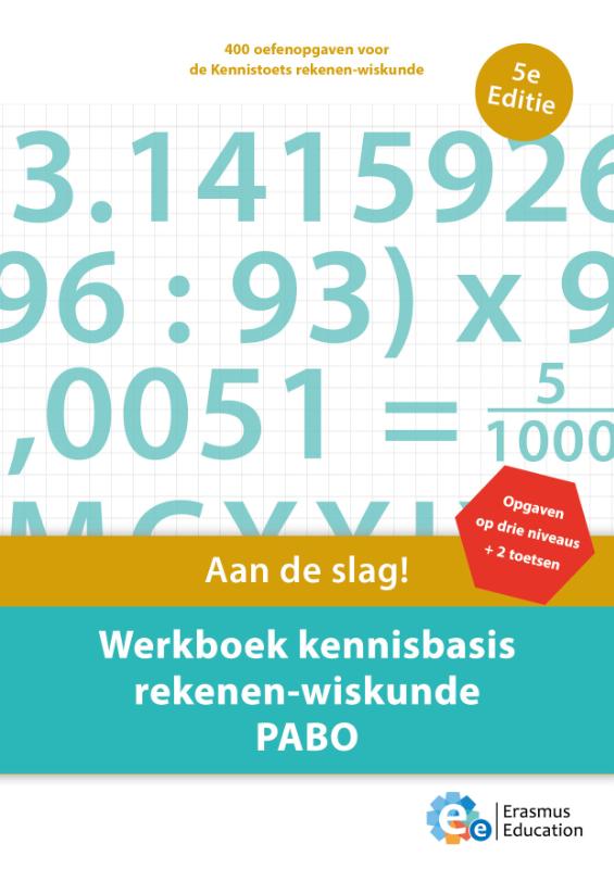 Omslag van Werkboek kennisbasis rekenen-wiskunde PABO